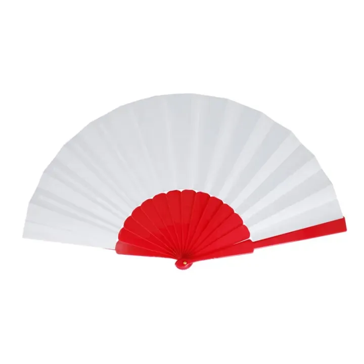 Made to order - Hand fan plastic  polyester all over print - LT90524 (N0021)